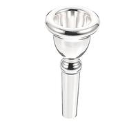 GALPADA Silver Plated Euphonium Mouthpiece Replacement for Learners Smooth Polished Surface Easy to Clean Accessory for Concerts and Gatherings