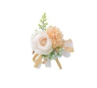 GALPADA Simulated Flower Corsage Wedding Brooch Decorative Cloth Bridal Corsage with Delicate and Elegant Style for Bride and Groom on Holiday and Special Occasions