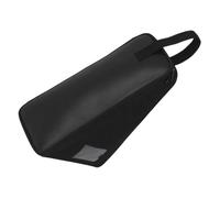GALPADA Single Kick Pedal Drum Storage Bag Black Leather Drum Pedal Protection Case Reinforced Interior for Touring Musicians