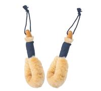 GALPADA Sisal Long Handle Bath Brush 2pcs with Natural Fiber Exfoliating Body Scrubber for Dry Brushing and Deep Cleansing Suitable for Skin Care and Back Massage