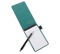 GALPADA Small Pocket Notebook Pu Leather Notepad with Pen Multi-functional Printed Memo Pad for Work Conference and Office Use