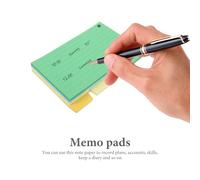 GALPADA Small Portable Memo Pad 100 Sheets Lined Paper for Office and School Use Schedule Planning Paper and Bookmarks for Daily Organization