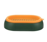 GALPADA Soilless Hydroponic Cat Grass Planter Box with Water Tray Indoor Nursery Kitten Grass Growing Pot for Easy Germination and Home Gardening Convenient Catnip Plant Container for