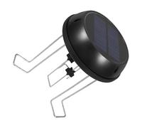 GALPADA Solar Bird Bath Agitator with Bracket, Black Abs Panel