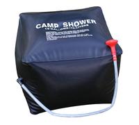 GALPADA Solar Camping Shower Bag 40l PVC with Strap and Nozzle | Portable Water Bag for Travelling, Beach Use, Campers, Outdoor Enthusiasts, Packing Box Included