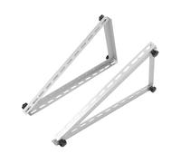GALPADA Solar Panel Mounting Bracket with Adjustable Positioning and Space-Saving Design Foldable Aluminium Alloy for Outdoor Activity and Offgrid Power Applications