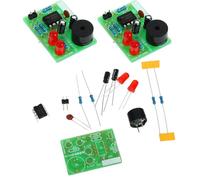GALPADA Soldering Practice Kit Rf4 Board Material 3 Sets Electronic DIY Flash Circuit LED Flasher Convenient Assembly, for Learning about Electronics and Hobbyists