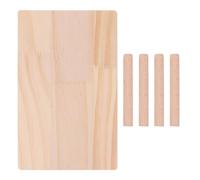 GALPADA Solid Wood Hamster Platform Cage Accessory for Small Animals Medium Chew-resistant Play Stand Enhancing Space and Activity Zones for Hamsters and Gerbils