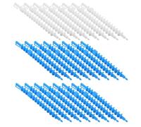 GALPADA Spiral Perm Rods and Polished Surface for Home Overnight Curlers Hair Rollers 72pcs Plastic Heatless Curls with Precise Spiral Design for Women and Hairdressing Salon Styling