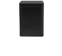 GALPADA Square Airtight Tea Tin 4.33X3.15X3.15In Metal Storage Box with Smooth Rounded Edges for Tea Bags Candy Kitchen Use