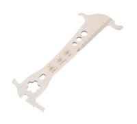 GALPADA Stainless Steel Bike Chain Gauge Multi-function Wear Indicator Ruler for Mountain and Portable Chain Testing Tool Measurement for Wear Maintenance