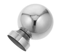 GALPADA Stainless Steel Fence Post Cap Hollow Ball Design, Stylish and Stable Finial Topper for Garden Fence and Railing, Easy Installation for Indoor and DIY Projects