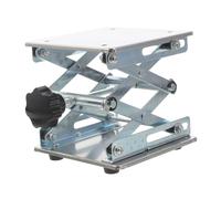 GALPADA Stainless Steel Lab Jack Support Table Heavy Duty Scissor Lift Platform for Laboratories Height Precision Alignment Design Versatile Use