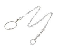 GALPADA Stainless Steel Parrot Foot Chain Lightweight Bird Training Anklet Ring Leash Harness for Flying and Outdoor Use Prevent Escape Portable Bird Traction Rope for Pet Parrots