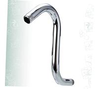 GALPADA Stainless Steel Shower Arm S-Shaped Bend High-Waisted Goose Neck Bath Arm Extension for Home Bathrooms Polished Shower Accessory