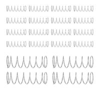 GALPADA Stainless Steel Toilet Flush Push Button Springs Easy Installation and High Compatibility 20pcs Replacement for Toilet Tank Parts for Public Restrooms and Hotels
