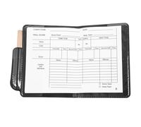 GALPADA Standard Referee Cards Multi-Function Soccer Portable Wallet with Pen Red and Yellow Cards Wear-Resistant PVC Leather for Football Match Officials