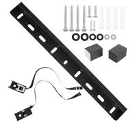 GALPADA Studless Tv Wall Bracket Tv Wall Mount L-shaped Design Easy Installation Impact Resistance Stainless Steel Aluminum Alloy Pp with Sponge Pad Bearing 45kg