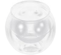 GALPADA Sturdy Plastic Fish Tank, Unbreakable Globe Desktop Fish Bowl for Home Office Decor, Creative Desktop Flowerpot