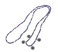 GALPADA Stylish Blue Evil Eye Waist Chain for Women Featuring Glass Beads and Unique Minimalist Design to Accentuate Curves and Enhance Overall Look, for Fashionable Body Accessory