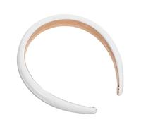 GALPADA Stylish Solid Color Pu Leather Hair Bands Thick Non-slip Headband for Women, Lightweight for Fancy Ball or Drag Show Hair Accessories