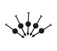 GALPADA Suction Cup Arrow Pointers for Board Games 5pcs Plastic Game Pointers for Classroom and Family Parties Fun Rotation Accessories