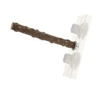 GALPADA Suction Cup Bird Stand Parrot Stand Rack Made for Indoor Use as Toy Providing Funny Playing for Your Pet Bird