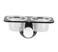 GALPADA Suction Cup Reptile Feeder Food and Water Bowl Plastic | Glass Tanks, Acrylic Boxes, Solid Build, Wall Mount Install, Space Saving, Separate Box and Shelf Setup