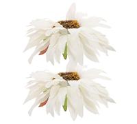 GALPADA Sunflower Curtain Tiebacks Decorative Cloth and Metal Holders 2pcs for Draperies and Tapestries Easy to Use Curtain Holdbacks for Home and Hotel Window Treatments