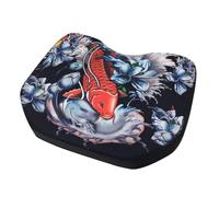 GALPADA Supple Memory Fishing Seat Cushion with Suction Cups Breathable Thickened Pad for Outdoor Fishing Box Kayak and Canoe Seats Compact Lightweight Comfort Pad for Long Sitting