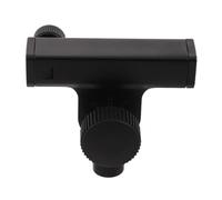 GALPADA T-type Microphone Stand Connector Adapter 3/8" to 5/8" Thread Metal Mic Stand Converter with Quick Setup and Vibration Prevention for Broadcasting and Live Streaming