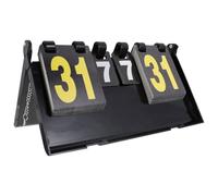 GALPADA Table Tennis Scoreboard 4-digit Desktop Scorer, Scoreboard Flipper, Black Plastic Cardboard, Easy to Clean, Reusable, for Table Tennis and Volleyball