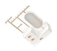 GALPADA Tabletop Cosmetic Storage Box Multi Functional Jewelry Organizer for Cosmetics and Jewelry for Makeup Supplies and Accessories The Dressing Table