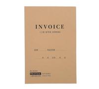 GALPADA Tax Invoice Book 2-Part Copy Receipt Pad for Business Order Management, 100 Pages English Purchase Order Forms for Retail and Invoice Tracking