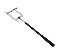 GALPADA Telescopic Multi Purpose Boat Hook with Threaded Attachment Extendable Dock Puller Up to Rope Grip Hook for Buoy Rings and Mooring Handles Retractable Long Distance Tool