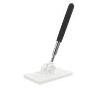 GALPADA Telescopic Parking Payment Rod with Card Holder for Vehicle Toll Swiping and Garage Parking Assistance Extendable White Stick for Effortless Gate Opening and Saving Management