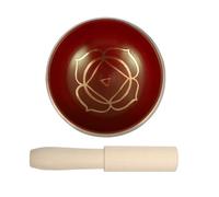 GALPADA Therapeutic Copper Singing Bowl with Wood Rod for Calming Effects and Meditation Yoga Sound Bowl for Traveling and Home Decoration of Hand-made