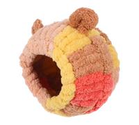 GALPADA Thickened Parrot Nest House Bed for Small Birds Cozy Snuggle Hut for Sun Conure Lovebird Canary Finch Parakeet Breeding Warm Soft Plush Sleeping House for Small Pets