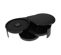 GALPADA Three Salt and Sugar Container for Cocktails Tight Sealing Rim Box for Margarita Salt and Juice Kitchen Storage for Bars and Home Use