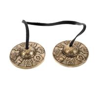 GALPADA Tibetan Meditation Tingsha Cymbals Brass Bells for Yoga and Spiritual Practices Ethnic Instrument Accessories Sacred Vajrayana Tool for Mindfulness and Relaxation Sessions