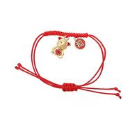 GALPADA Tiger Year Red Braided Rope Bracelet Lightweight Amulet for Luck and Protection Handmade Red String Jewelry for Couples Students Newborn Blessing Gift