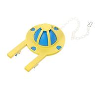 GALPADA Toilet Tank Flush Flapper with Chain Durable Plastic Seal Valve for Old and Leaky Toilets Leak Replacement Part for Bathroom Water Tank Simple Design and Easy Installation