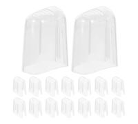 GALPADA Toothbrush Protective Covers Portable Hygiene Solution 24pcs Made of Sturdy Pp Material Easy to Close Compatible with Toothbrush Models for Travel and Daily Use