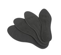 GALPADA TPU Liquid Insoles for Size XL Black Velvet Massaging Shoe Inserts Absorbing Shock Therapeutic Foot Massage for Comfortable All-Day Wear