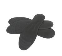 GALPADA TPU Liquid Massaging Insoles Therapeutic Foot Massage Inserts and Plantar Fasciitis, Shock Absorbing Velvet Insoles with Arch Support, Black Size XL
