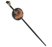 GALPADA Traditional Japanese Hair Stick with Butterfly Flat Design Sturdy Durable Material Lightweight Comfort for Elegant Kimono Yukata Hairstyles Timeless Retro Asian Hairpin Accessories