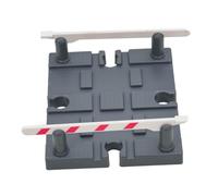 GALPADA Train Track Accessories Mini Railway Road Block Model Railing Barrier for Backyard Lawn Garden Playroom Enhances Critical Thinking and Problem-solving Skills