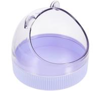 GALPADA Transparent Acrylic Hamster Water Bowl Safe Chinchilla Feeding Accessory Small Pet Food Dish Prevents Spills Easy to Clean for Hamsters Guinea Pigs and Rats