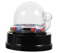 GALPADA Transparent Lottery Ball Machine for Party Games Lightweight Plastic Bingo Cage Fair Fun Raffle for Prize Draws and Group Entertainment