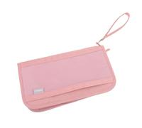 GALPADA Travel Passport Wallet RFID Shielding Compact Organizer for Women Men Portable Oxford Cloth Document Bag with Quick Access Compartments Theft Travel Holder for Boarding Cards and